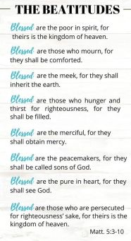 What Are The 5 Beatitudes What Are The 5 Beatitudes
